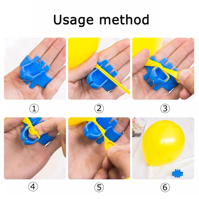 Устройство для завязывания узелков на воздушных шарах 2 шт. | Дом и сад