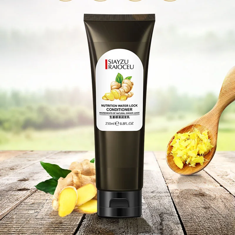 

Ginger Smooth Hair Cream Hydrating Moisturizing Refreshing Oil Control Hair Conditioner Clean Soft Hair Cream