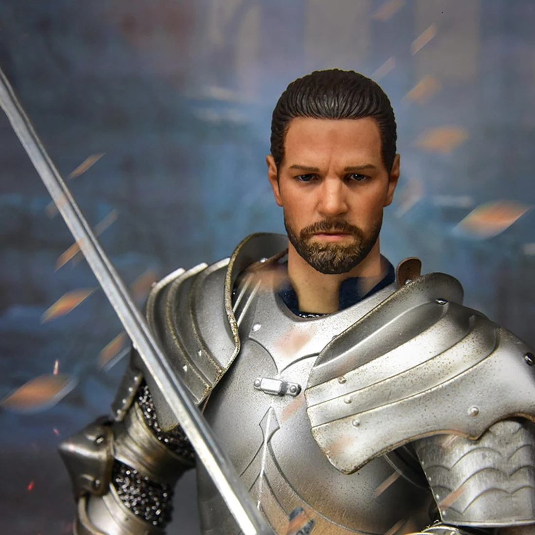 1/6 30 см средневековый Солдат модель Реалистичная Headsculpt DIY подвижный в готическом стиле рыцарей военный деятель