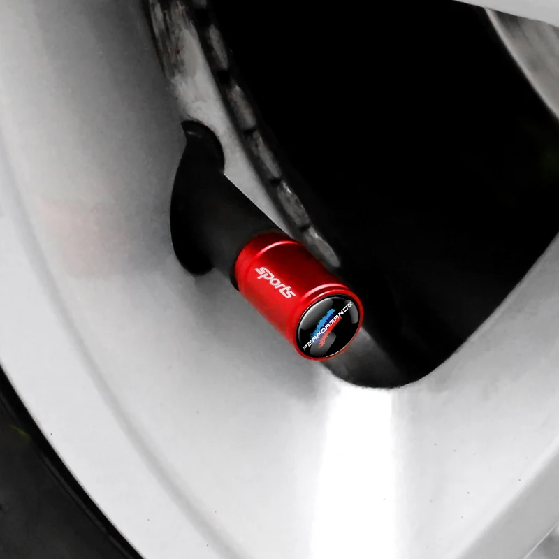 Эмблема для стайлинга автомобиля Металлические колпачки клапанов шин BMW M 1 3 4 5 6 7E