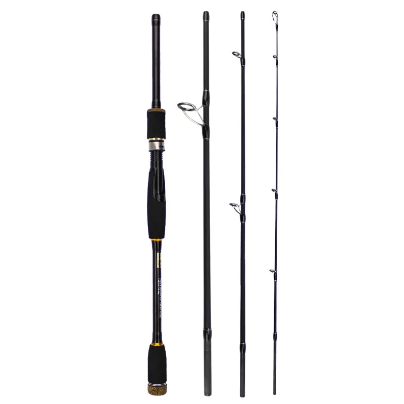 

2020 portable rock 1.8m 2.4m 2.7m 3m 3.3m carp rod telescopic sea fishing rod rotating rod carbon fiber super light hard