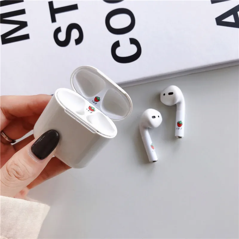 Kawaii Милая защита для кожи наклейка s для Airpods защита от пыли наклейка внутренняя Обложка Наклейка s пленка для Apple Air Pods 2 1 - Цвет: as the picture shown