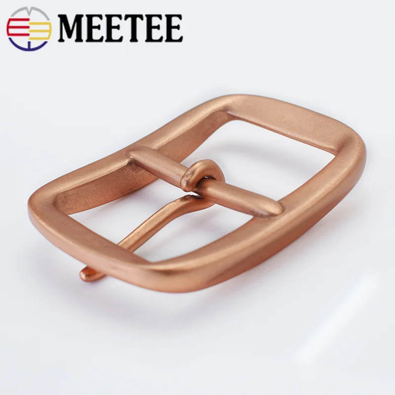 Пряжка для ремня из твердой меди мужчин металлическая пряжка ремней 38 39 мм сделай