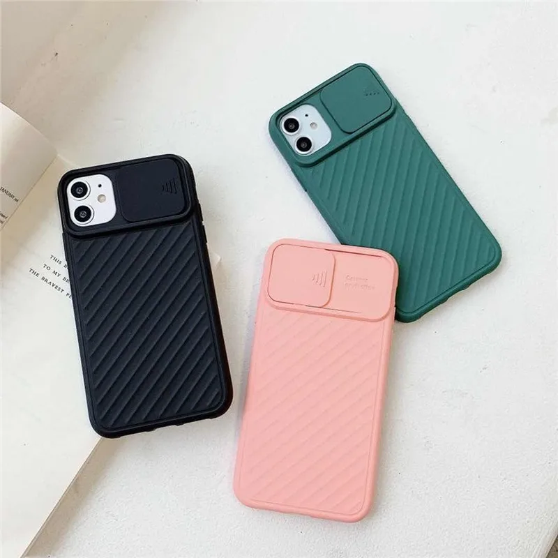 Защитный чехол для телефона с камерой IPhone 11 Pro X XR XS Max 7 8 Plus чехлы из ТПУ и силикона