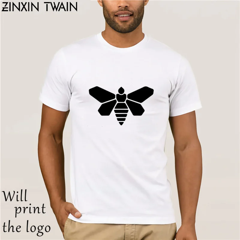 Футболка вдохновленная логотипом Золотой моли пчелы во все тяжкие|Мужские