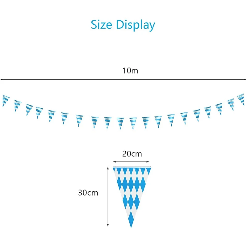 Баварская Гирлянда украшение Октоберфест Декор Вечеринка пенант баварский