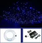 Пульт дистанционного управления для смартфона, 16 Вт, автомобиля, звездного и мерцающего света, двигатель + набор оптоволоконных кабелей