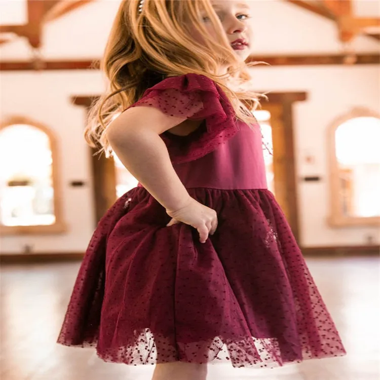 

New2021 Summer Mother Daughter Macthing Dresses Family Set Mom Mum Baby Mommy and Me Clothes Fashion Women Girls Lace TUTU Dress
