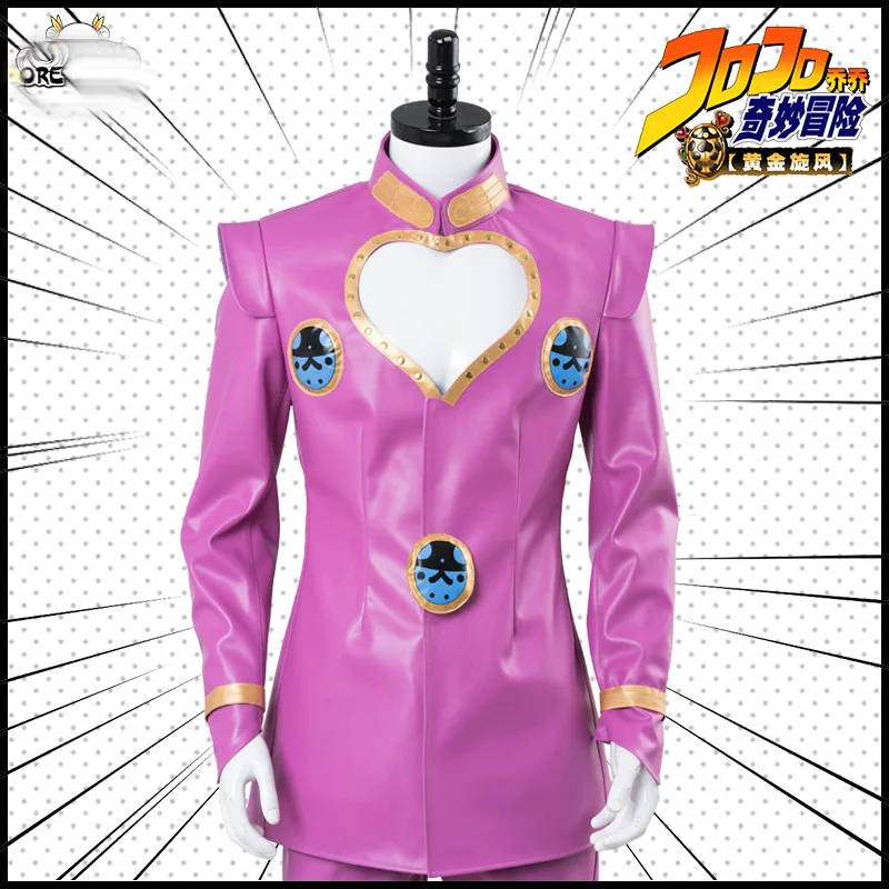 Джоджо странное приключение: золотой ветер Джорно Джованна Косплей Униформа