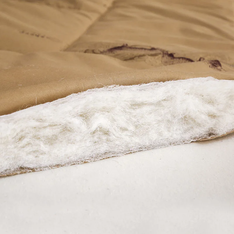 VESCOVO Australian Wool Mattress Pad Tatami Student Dormitory Single Double Bed Topper Warm Mat 180*200 150*190 | Мебель