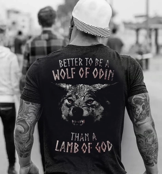 

Wolf Of Odin T-Shirt Wikinger T-Shirt Freki Valhalla T-Shirt Vikings T-Shirt Cool T Shirt Gift