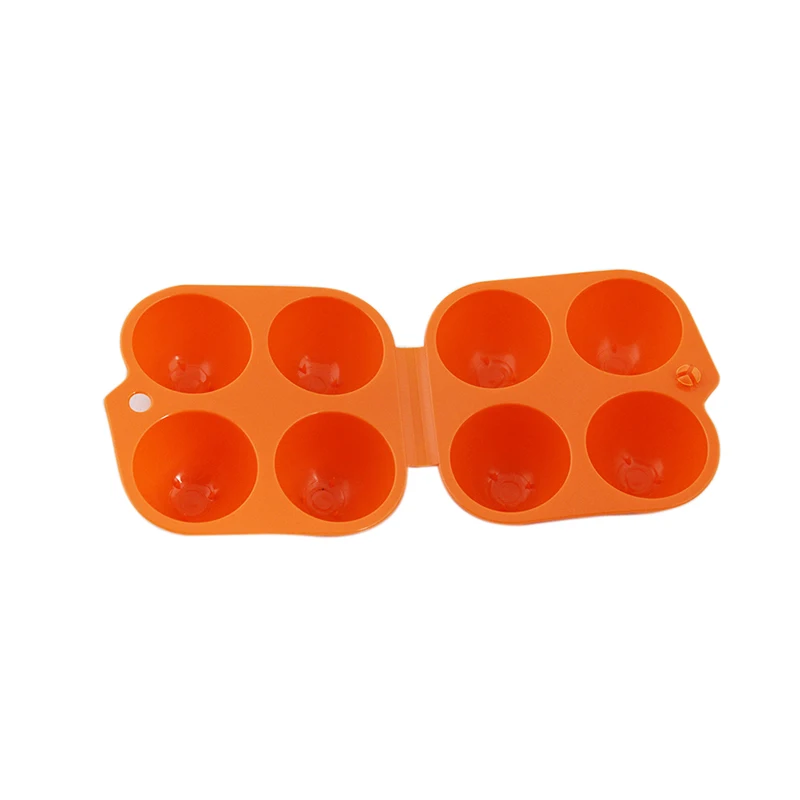 

Hot 4 / 6 Grid Egg Storage Box Shockproof Portable Eco-friendly Outdoor Indoor Carrying Container For BBQ Camping, Random Color