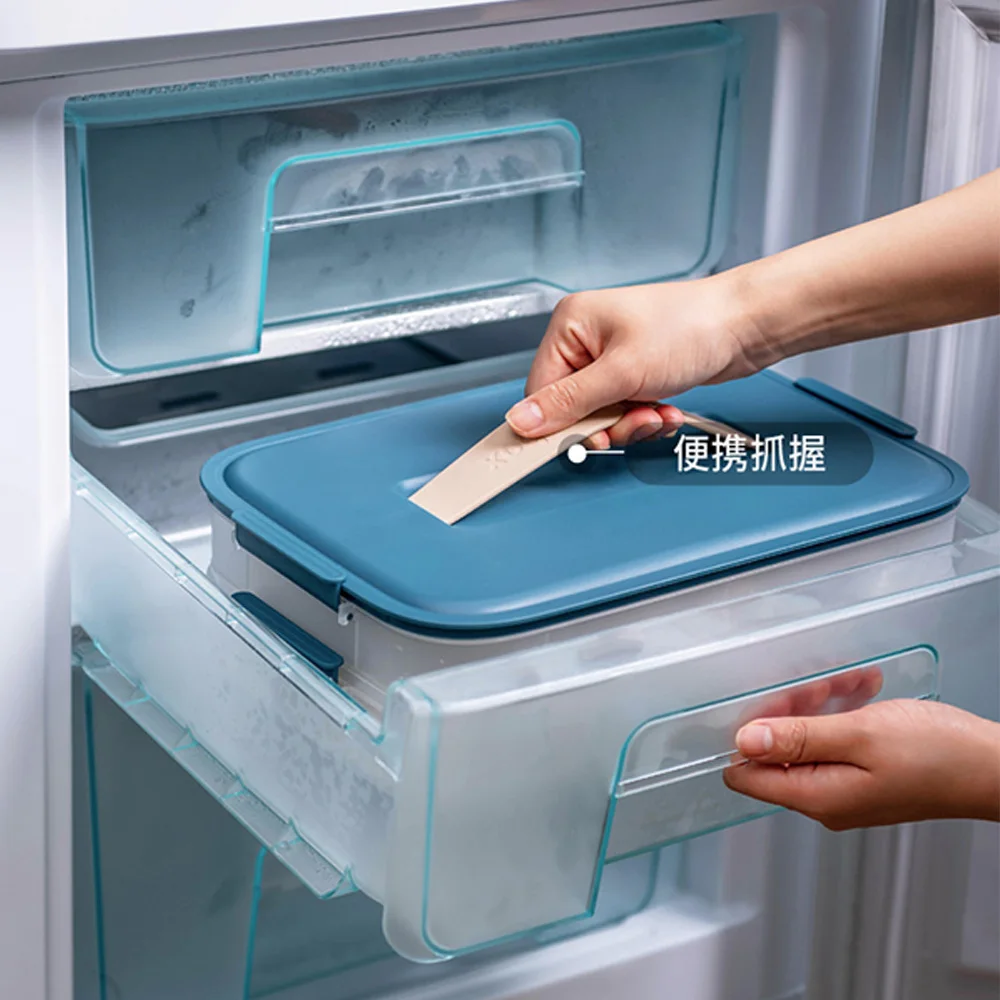 

JJ Dumpling Storage Box Refrigerator Food Storage Box Fresh Box Dumplings Vegetable Egg Holder Stackable Kitchen Home Organizer