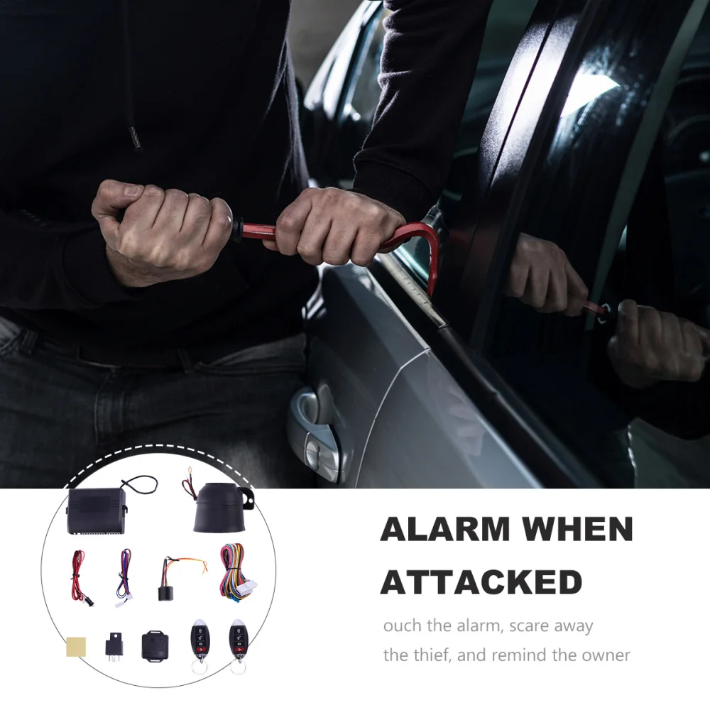 Односторонняя Автомобильная сигнализация комплект противоугонной системы