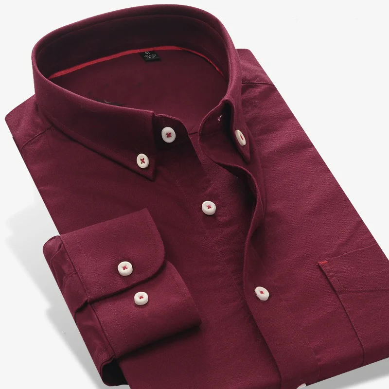 Качественная мужская рубашка с длинным рукавом повседневные рубашки