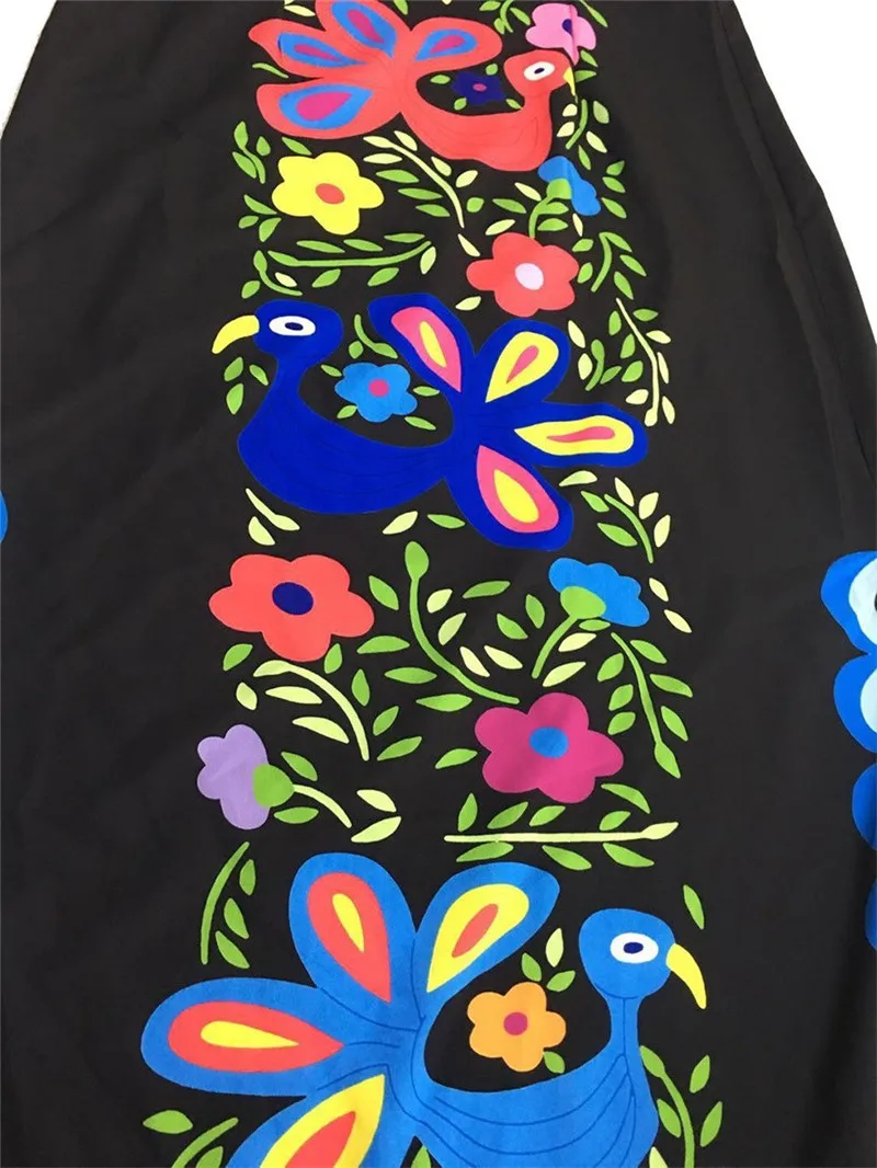 Роскошное вышитое летнее пляжное платье Boho с расклешенными рукавами, хлопковая туника, женский пляжный купальник, накидка, халат de plage A204