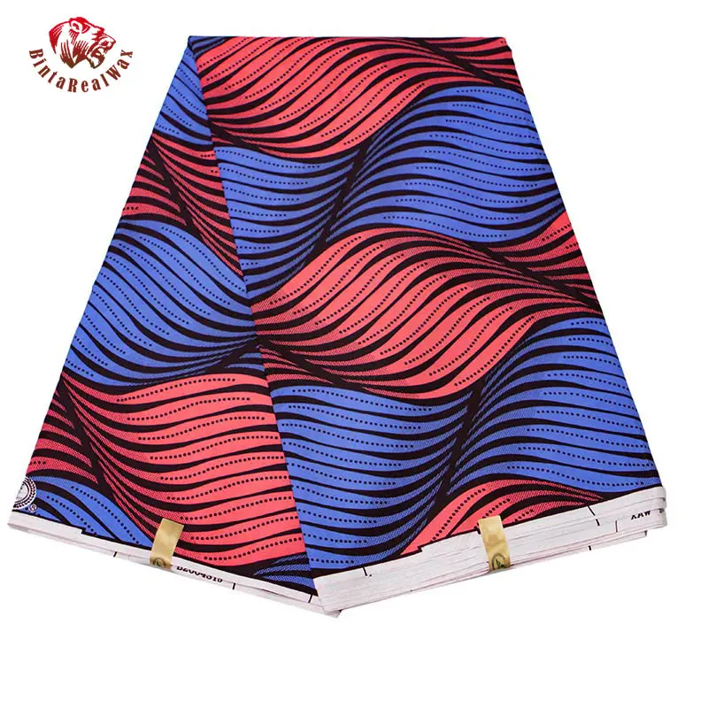 

Африканская полиэфирная ткань Bintarealwax для шитья, аксессуары ручной работы FP6320