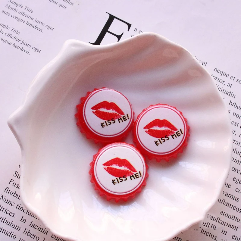 10 шт Бутылка кавайи Кепки плоской задней кабошон плоская задняя подходит для