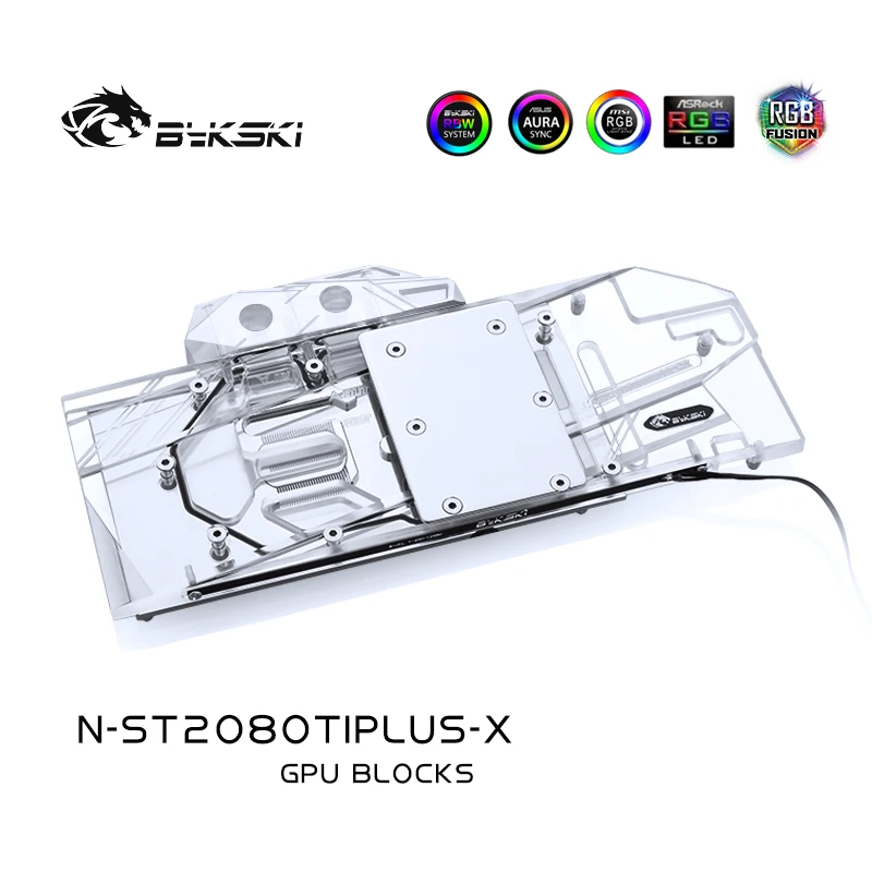 Bykski GPU Блок для ZOTAC RTX2080TI 8GD6 Plus OC VGA блок и кулер MB 12V/5V синхронизация N-ST2080TIPLUS-X |