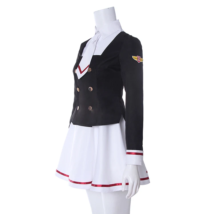 Костюм для косплея сакуры кардкоптера Clearcard косплей-костюм Kinomoto Sakura Tomoyo Daidoji