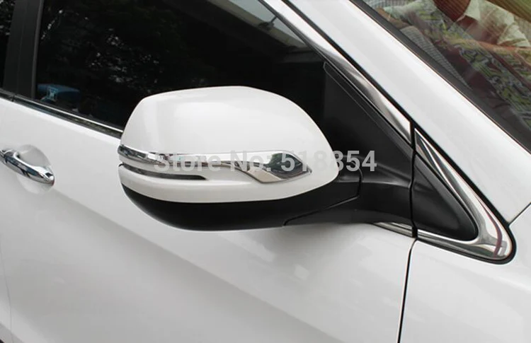 Подходит для 2012 2013 2014 CRV CR-V CHROME боковой молдинговый чехол зеркала заднего вида