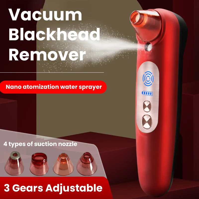 

Blackhead Remover Pore Acne Pimple Removal Face T Zone Nose Water Bubble Cleaner Vacuum Suction Facial Diamond Steamer Oil Dirty