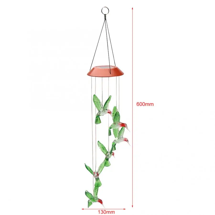 Светодиодный колокольчик меняющий цвет на солнечной энергии для улицы|Ловцы