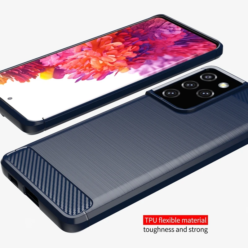 500 шт. ТПУ прочный защитный чехол для Galaxy S8 S9 S10 S20 S21 S22 Note 20 10 9 Plus Ultra FE матовый
