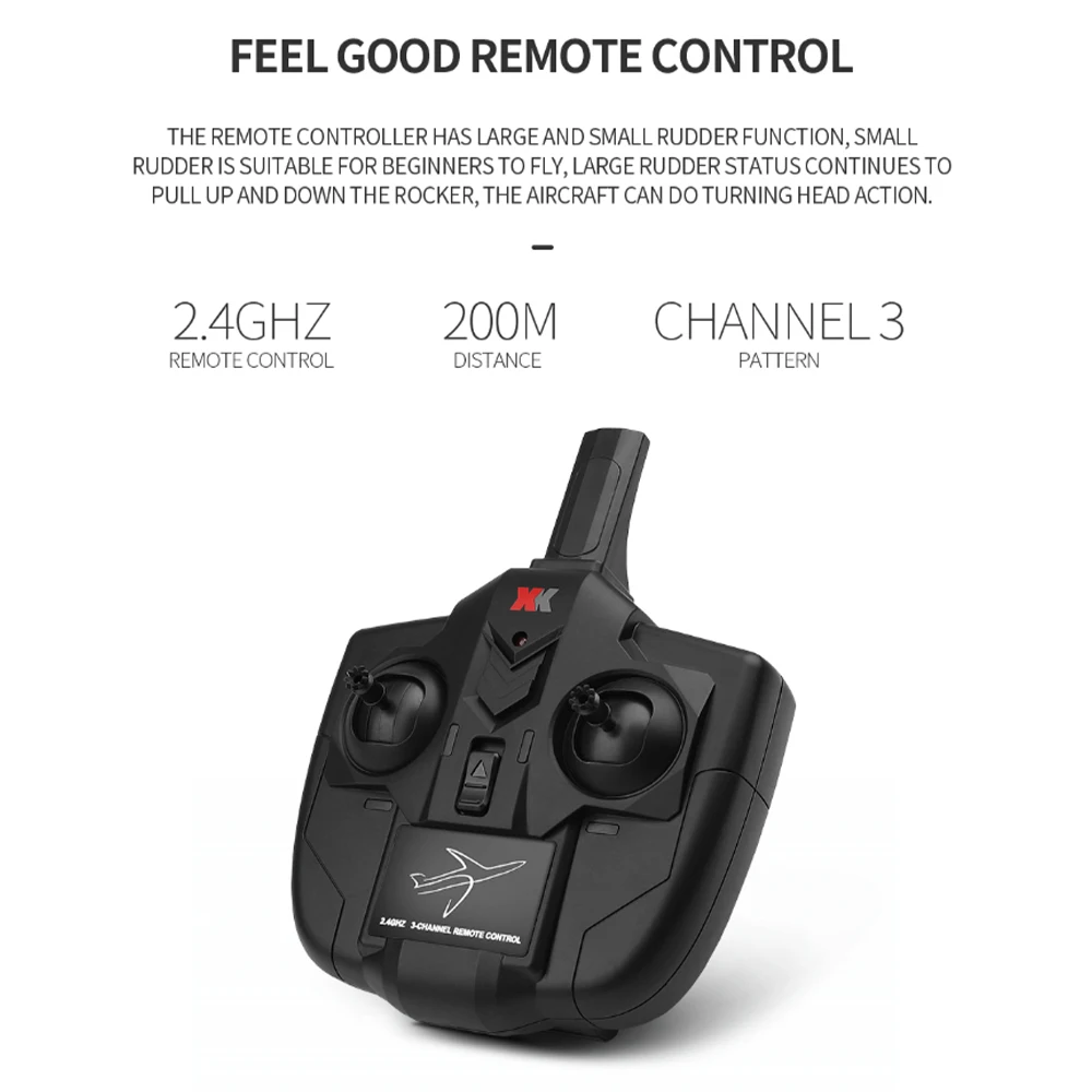 Wltoys XK A100 модель радиоуправляемого самолета 2 4G EPP трехканальный 3CH с фиксированным
