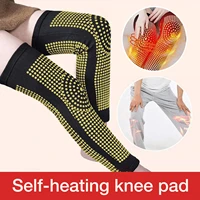 1 pair dot matrix self heating knee pads brace sports kneepad tourmaline knee support for arthritis joint pain relief recovery