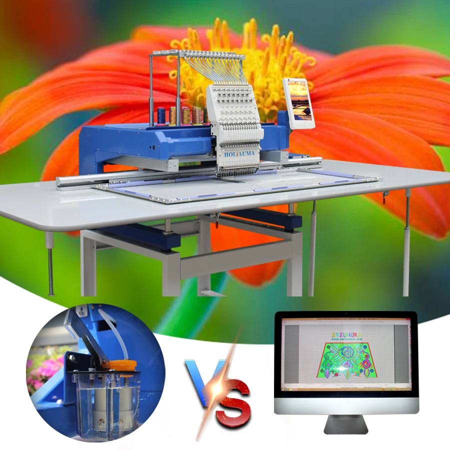 10 лет обслуживания! Компьютеризированная вышивальная машина с одной головкой