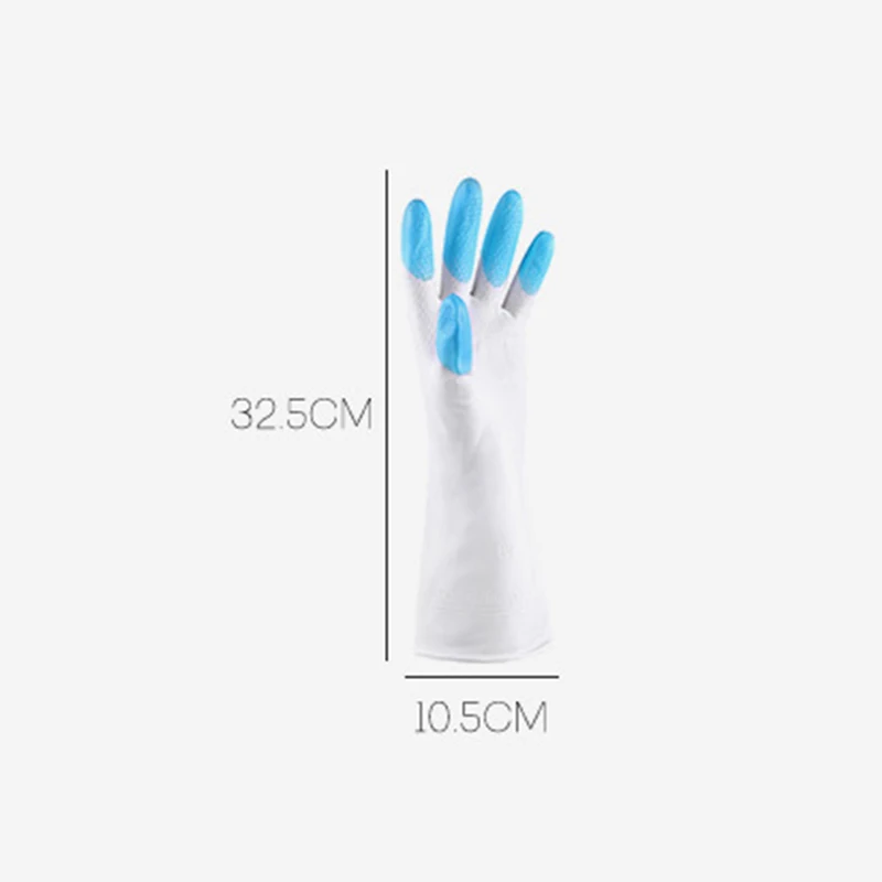 

Rubber Latex Dishwashing Gloves Kitchen Durable Cleaning Housework Dishwashing Tools