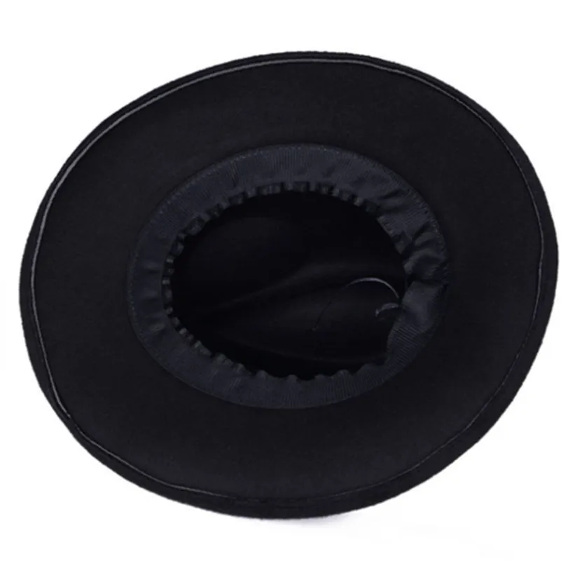 Шляпа фетровая унисекс с широкими полями для мужчин и женщин осень 2019 |