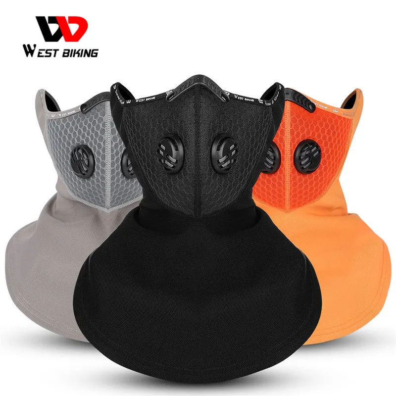 WEST BIKING Спорт Велоспорт головной убор зимняя Балаклава лицевая крышка с