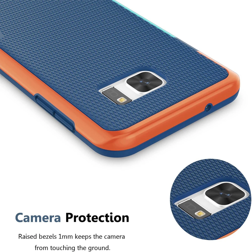 Силиконовый ударопрочный резиновый защитный чехол для Samsung Galaxy S10e S9 Plus S7 edge S6 S5 Note