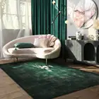 Модный абстрактный Изумрудный зеленый грязный линейный художественный коврик для гостиной прикроватный коврик для спальни