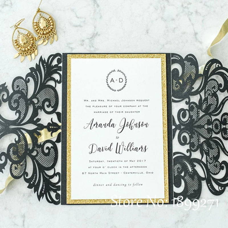 Горячая Распродажа уникальные жемчужные бумажные кружевные свадебные открытки