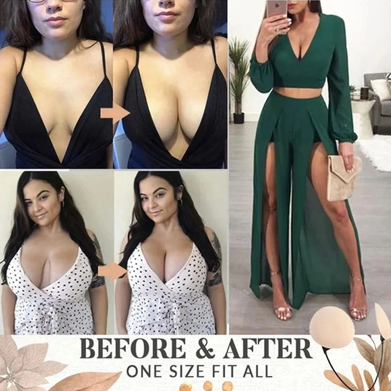 Женский бюстгальтер с чашками пуш-ап и открытой спиной без бретелек | Женская