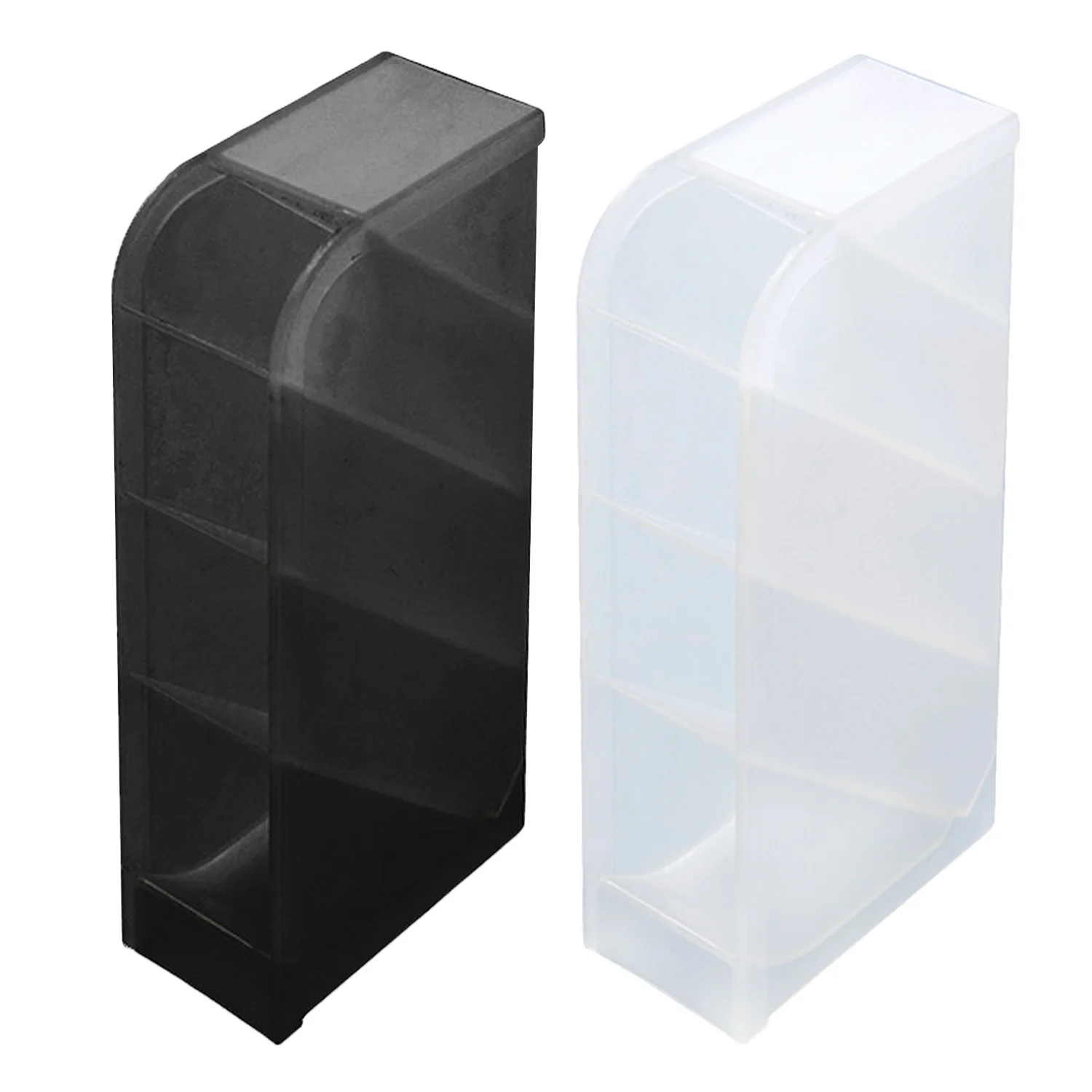 Настольная коробка для хранения с 4 отделениями чехол домашняя всякая косметика