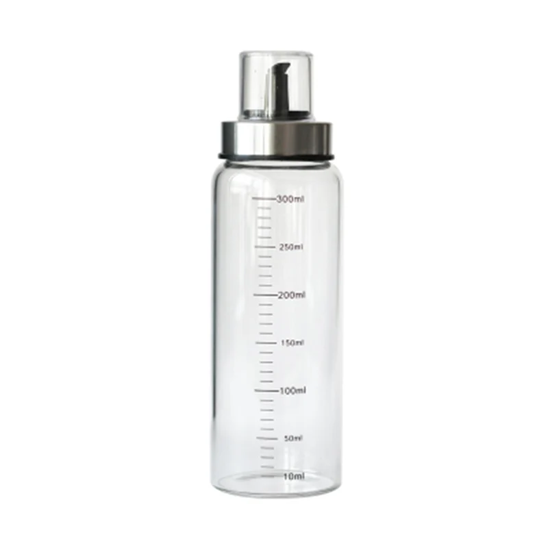 300ml Из высокачественного боросиликатного Стекло масла уксус бутылка для соевого соуса практические герметичность Приправа бутылки, кухонные принадлежности 150/300/450 мл - Цвет: 300ml