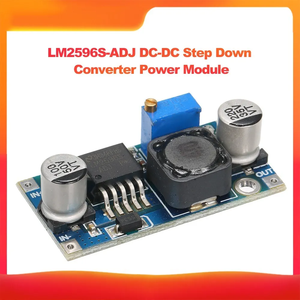 

LM2596S-ADJ DC-DC Step Down Converter Power Module Buck 3A Adjustable Voltage Regulator E8369