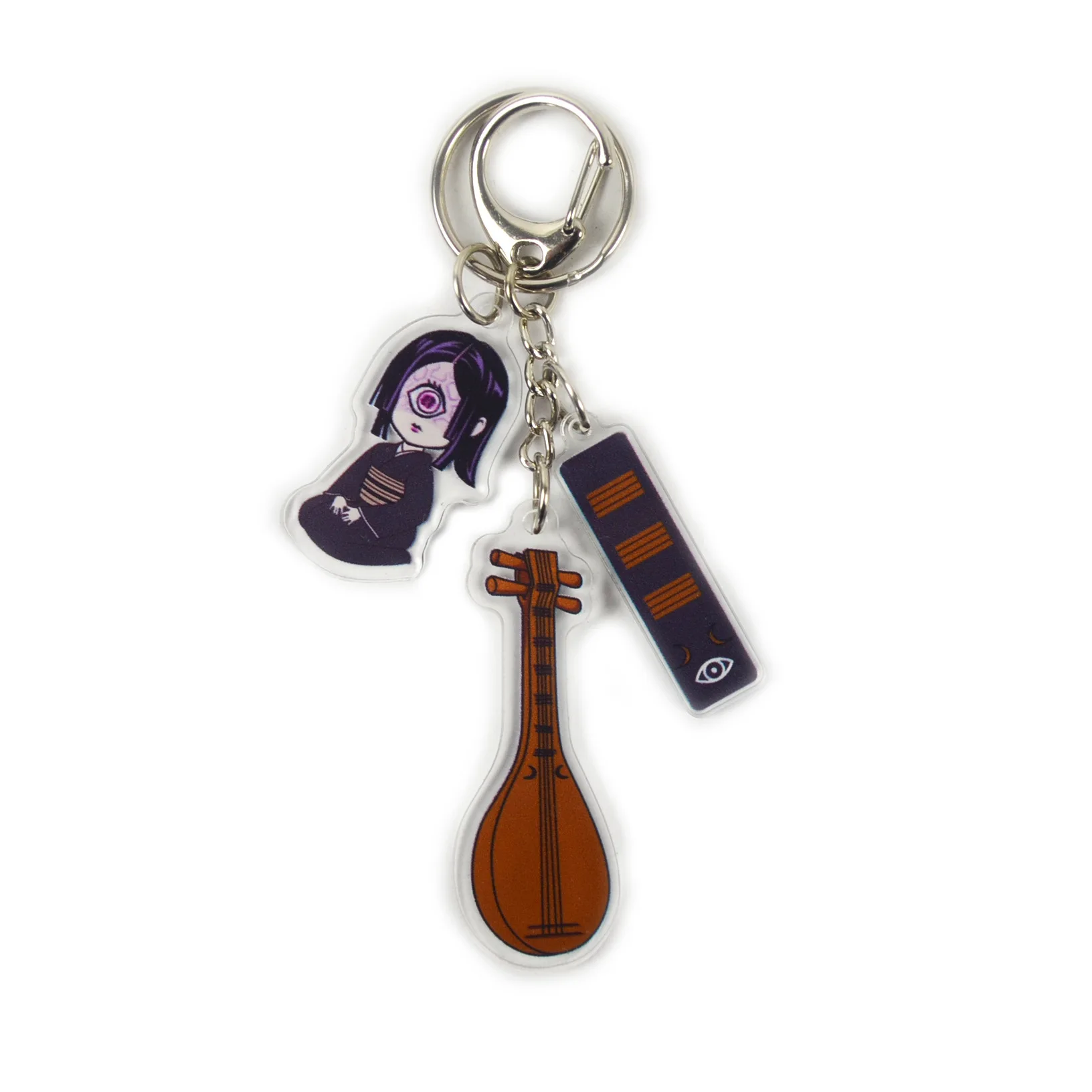 

New Hot Anime Demon Slayer Kimetsu No Yaiba Key Chains Christmas Knapsack Birthday Gift Key Ring Keychain That Brings Good Luck