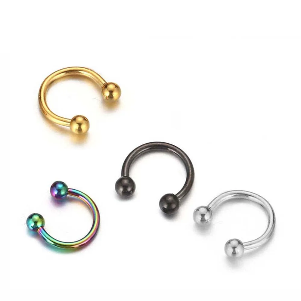 Серьги гвоздики женские из стали с образной формы ювелирные изделия для пирсинга