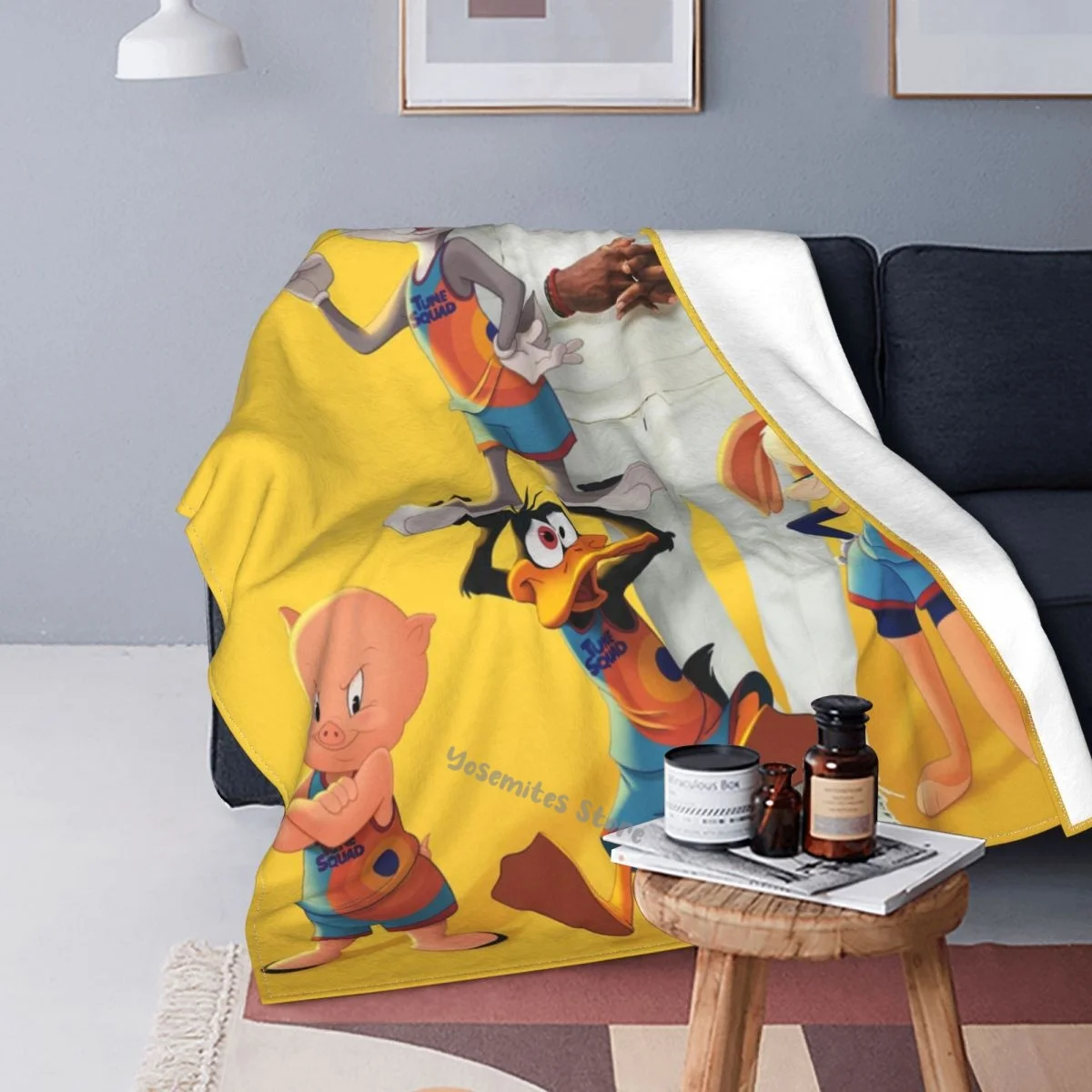 Плед Space Jams одеяло из шерпы постельное белье мягкое | Дом и сад