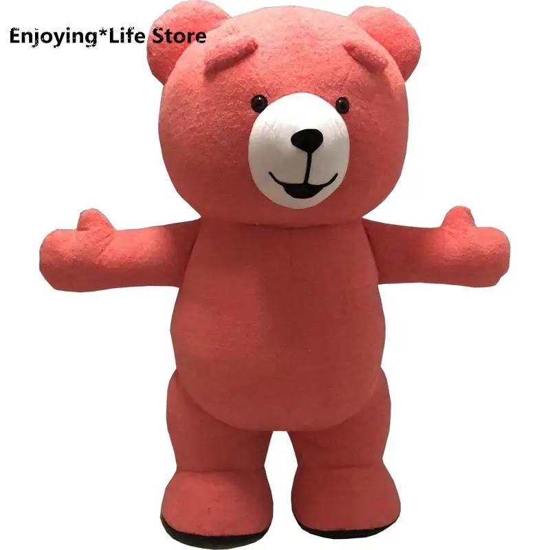 

На открытом воздухе с мишкой Тедди надувной костюм талисмана костюмы косплей маска для новогодней вечеринки платье наряды рекламы карнава...