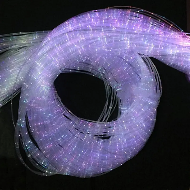 Комплект пластиковых волоконно-оптических кабелей из ПММА 3 м 0 75 мм (D) мерцающие