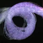 Комплект пластиковых волоконно-оптических кабелей из ПММА, 3 м, 0,75 мм (D), мерцающие светодиодсветодиодный боковые острые пряди, занавески, Подвесные Украшения для домашнего освещения, точка вспышки