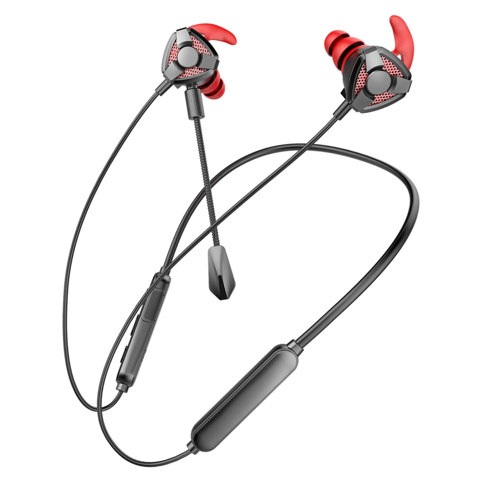 

Bluetooth-гарнитура беспроводная спортивная с микрофоном и креплением на шею