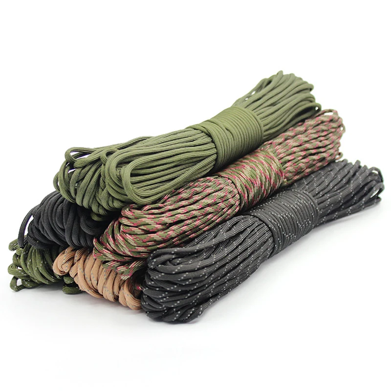

10 Meters Dia.4mm 7 Stand Cores Paracord for Survival Parachute Cord Lanyard Outdoor Camping Climbing Rope Hiking Clothesline