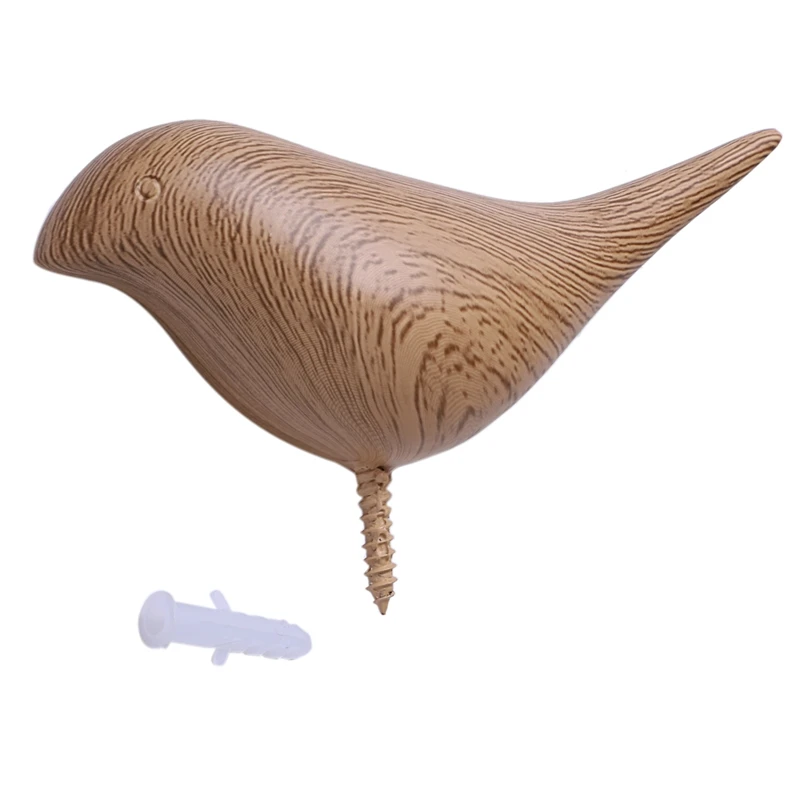 3D креативные настенные декоративные крючки для пальто одинарные спальни (дерево)